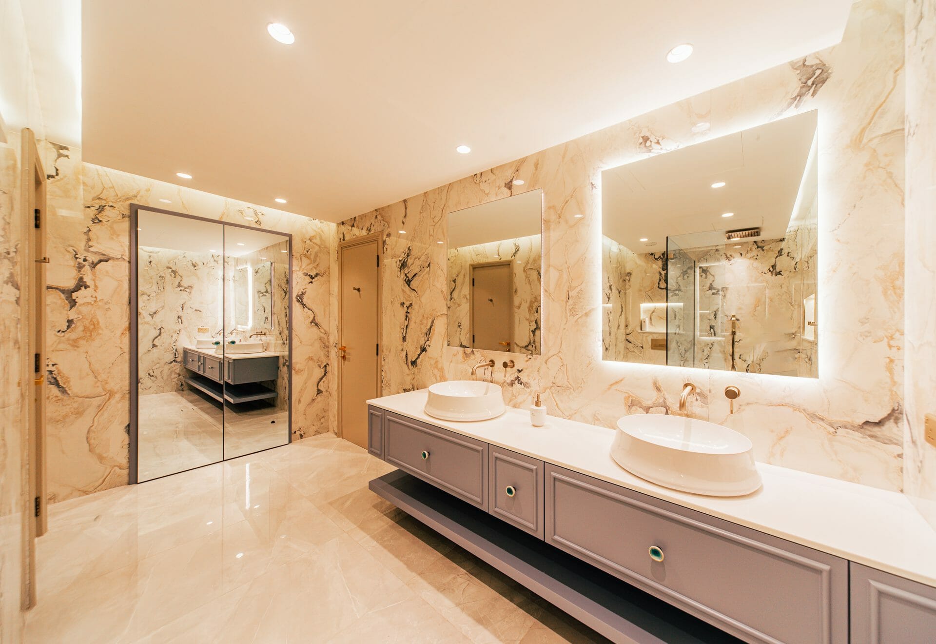 Smart Renovation Design & Fit-Out Company in Dubai presents beautiful bathroom renovation.
